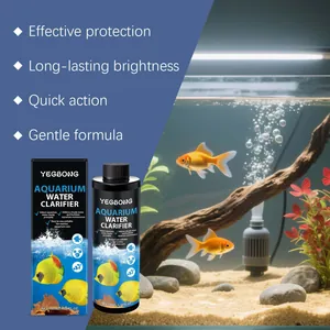YEGBONG aquarium water clarifier 100ml for clear water maintenance and fish care