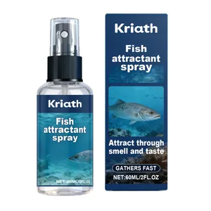 Kriath 60ml Fischlockspray Tragbares Meeresangeln Köderzusatz DMPT Formel Für Salzwasser Und Süßwasser Angeln