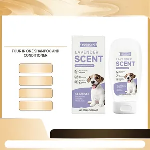 YEGBONG Champú Calmante para Perros Aroma a Lavanda Limpieza Hidratante Nutritiva Desodorizante Suave para Todos los Perros
