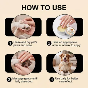 Guide illustré pour l'application du baume de protection pattes et truffe EelJoy