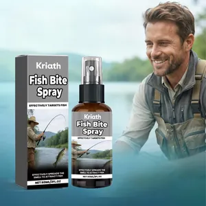 Kriath Fischbiss-Spray Lockstoff für alle Fischarten, 60-ml-Flasche mit Verpackung
