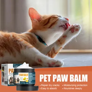Pet paw balm for cats and dogs, repairing dry cracks and providing moisturizing protection