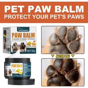 Protective pet paw balm for dogs and cats to soothe and repair dry paw pads