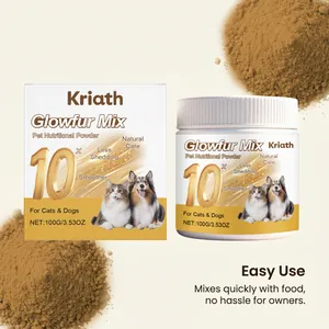 Kriath Glowfur Mix pet nutritional powder for shiny hair and healthy skin