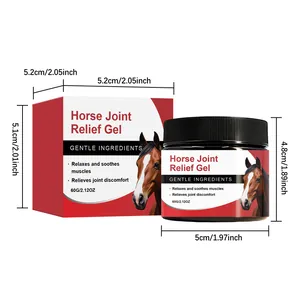 Dimensioni del gel da 60g per articolazioni equine, lenitivo muscolare