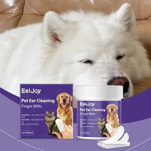 Dettaglio delle salviette per la pulizia delle orecchie EelJoy per cani e gatti