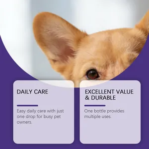 Detergente delicato per orecchie di animali per cura quotidiana ed igiene efficace.