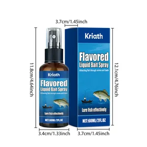 Dimensions détaillées du flacon pulvérisateur et de l'emballage Kriath bait spray