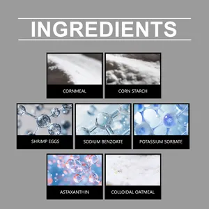 Umfassende Liste der Inhaltsstoffe für Aquarienpflegemittel einschließlich Astaxanthin