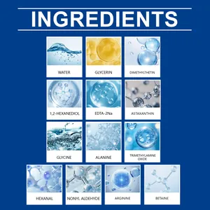 Liste des ingrédients du spray appât liquide Kriath avec astaxanthine et bétaïne