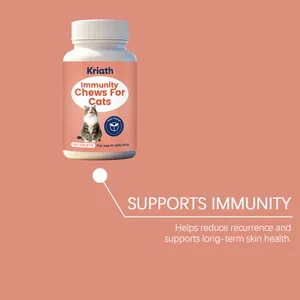 Kriath immunity chews for cats supporting long-term skin health and feline wellness