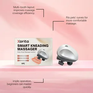 Xorita intelligentes Knetmassagegerät für Haustiere mit wasserdichtem Design