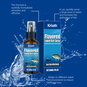 Spray d'appât liquide Kriath 60ml pour une attraction efficace des poissons vue
