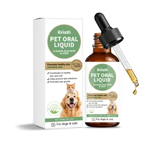 Gocce Per La Cura Della Pelle E Del Pelo Degli Animali Con Olio Di Semi Di Canapa E Vitamine Per Cani E Gatti Cura Nutriente Lucente