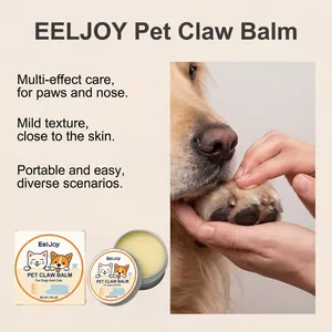 Le baume hydratant EELJOY pour pattes et truffe de chien dans une boîte de 50g