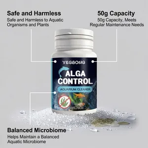 Sicherer Algenentferner für Aquarien 50g zur Pflege eines gesunden Mikrobioms im Becken