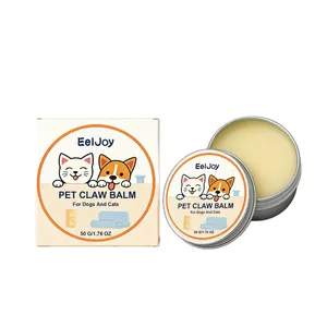 Baume pour Pattes d'Animaux EelJoy Cire Hydratante Protectrice Apaisante pour Chiens et Chats Pattes Museau Cire d'Abeille