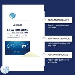 Detailansicht von Aqua-Guardian Wasserreinigungspulver mit Inhaltsstoffen und Anwendung