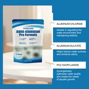 YEGBONG AQUA-GUARDIAN Inhaltsstoffe wie Aluminiumsulfat für klares Aquariumwasser.