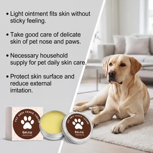 Bálsamo hidratante natural para patas y nariz para proteger la piel seca y agrietada