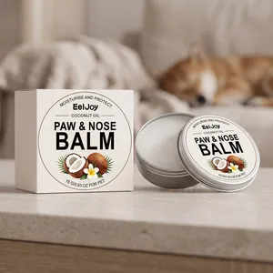 Baume Eeljoy Pour Pattes Et Museau D'animaux De Compagnie À L'huile De Coco Crème Hydratante Et Protectrice Pour Chiens Et Chats