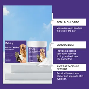 Elenco dettagliato ingredienti per salviette pulizia orecchie animali EelJoy e benefici