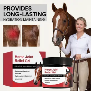 Gel lenitivo per articolazioni del cavallo con formula idratante per cure equestri.