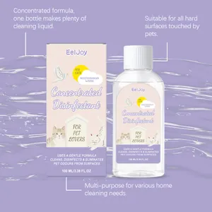 100ml EelJoy konzentriertes Desinfektionsmittel für Haustiere und Verpackung für Katzen