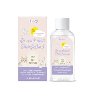 EelJoy concentrated pet disinfectant and deodorizer for cats 100ml bottle and box