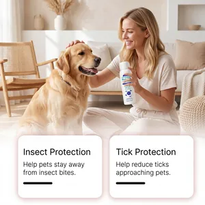 Detaillierte Anwendung von YEGBONG Allzweck-Insektenschutzspray für Hunde und Katzen