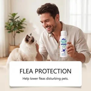 Sanfte Formel Haustier Flohschutz Spray für Katzen und Hunde von der Marke YEGBONG