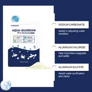 Polvere chiarificante YEGBONG per acquario con ingredienti come carbonato di sodio