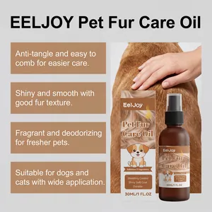 Spray d'huile EELJOY pour le soin du pelage des chiens et chats pour un poil soyeux
