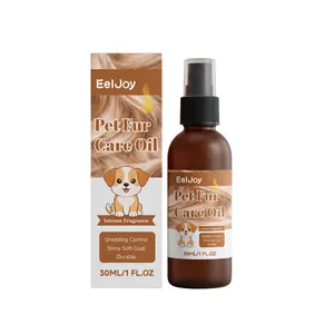Spray d'huile de soin pour poils d'animaux EELJOY 30ml pour chiens et chats brillants