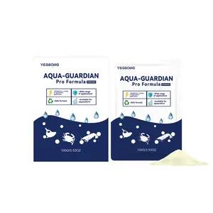 Polvere Clarificante per Acquari Depuratore d'Acqua Professionale per Laghetto di Pesci Acquacoltura Formula Sicura Cura dell'Acqua