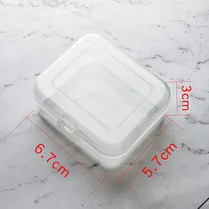 Boîte de Rangement de Montre en Plastique PP Transparent Boîtier Cadeau Rectangulaire en Fer-blanc et Papier