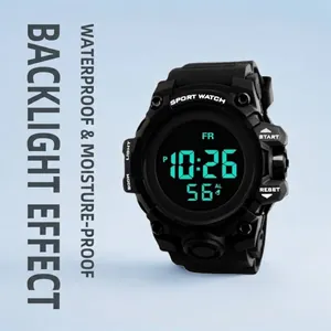 Kids Digital Sports Watch For Boys Girls LED Luminous Waterproof Outdoor Multi-Functional Wristwatch With Alarm Stopwatch