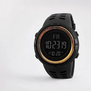 Men's LED Digital Sport Watch Waterproof Luminous Outdoor Electronic Watch With Alarm Stopwatch Function Wristwatch For Students