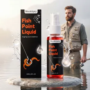 MoonSpry Red Worm Scent Fish Attractant Spray Portable Liquid Bait Additive For Outdoor Freshwater Fishing Lure Enhancer