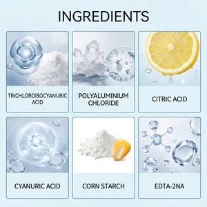Visual detailed list of key ingredients for YEGBONG aquarium water stabilizer purifier