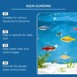 Detailansicht der Vorteile des Aquarienwasserreinigers für klares Wasser und Algenbekämpfung