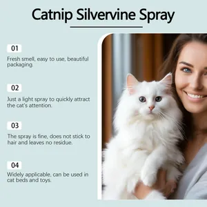 Λεπτομέρεια που δείχνει τα οφέλη του σπρέι catnip για ηρεμία και εκπαίδευση γάτας