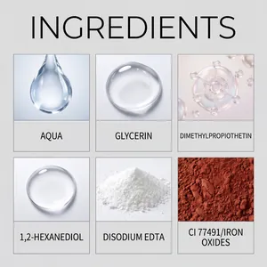 Detailed ingredients list of the fish attractant spray with Aqua and Glycerin