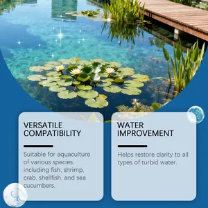 Detailed features of aquarium water clarifier powder for fish tanks and ponds clarity