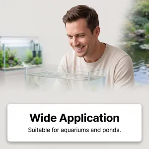 Wasserklärungspulver für kristallklares Wasser in Aquarien und Teichen zur Wasserpflege