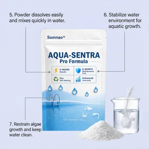 Weißes Wasserklärungspulver für Aquarien im 100g wiederverschließbaren Beutel