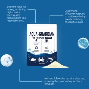 Aqua-Guardian water clarifier powder for clean and clear aquarium aquaculture 100g