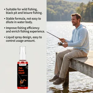 MoonSpry portable fish attractant spray for wild fishing with stable red worm formula