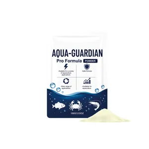 Aqua-Guardian Pro Formula water clarifying powder for aquarium fish tanks 100g sachet