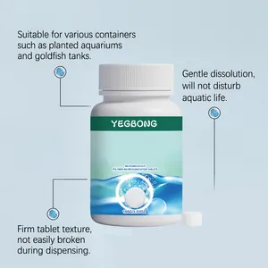 YEGBONG makromolekulare Polymer-Wasserreinigungstabletten für Aquarien und Fischtanks
